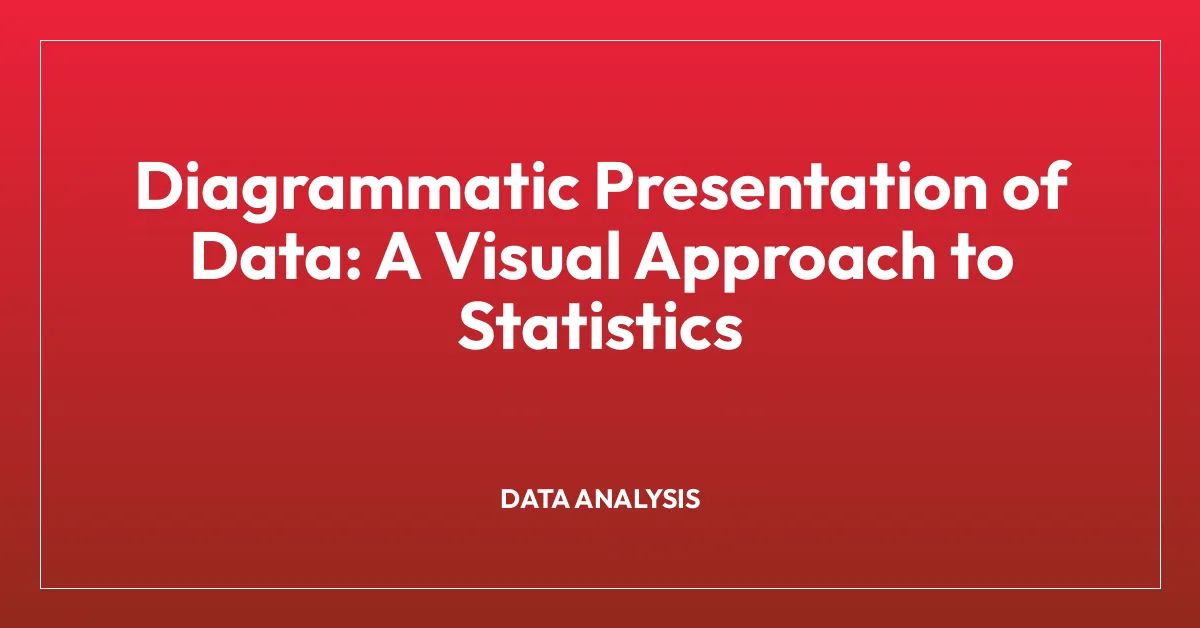 Diagrammatic Presentation of Data: A Visual Approach to Statistics