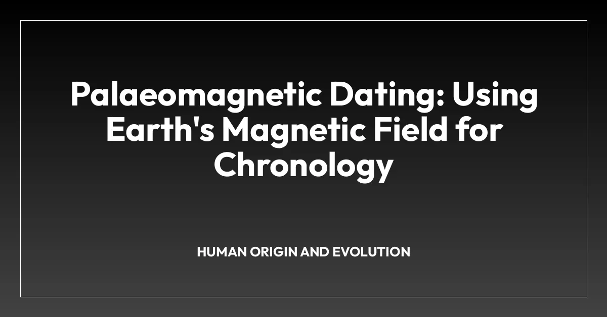 Palaeomagnetic Dating: Using Earth’s Magnetic Field for Chronology